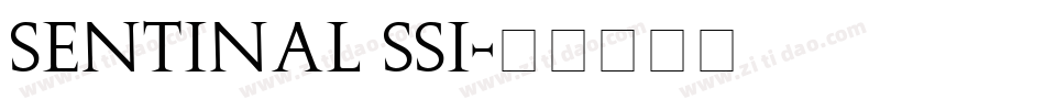 Sentinal SSi字体转换